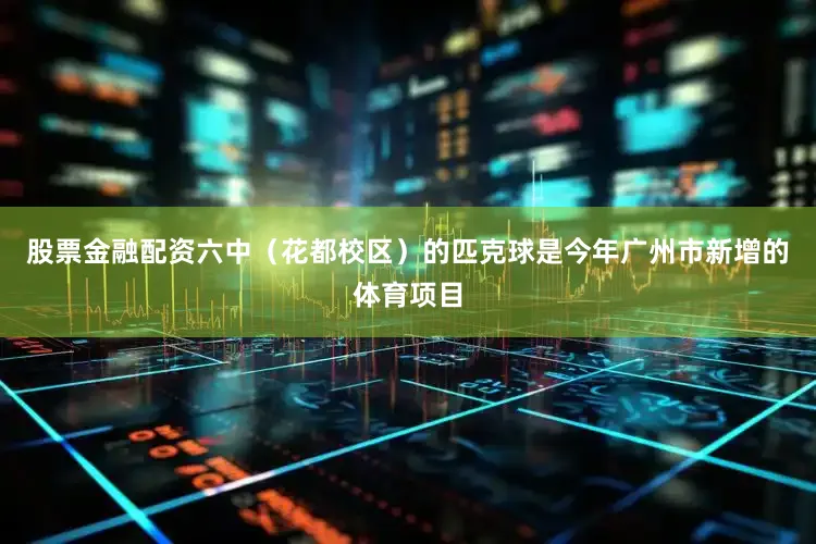 股票金融配资六中（花都校区）的匹克球是今年广州市新增的体育项目